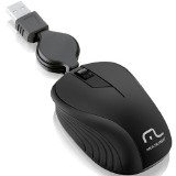 MOUSE USB COM FIO MULTILASER MO231 RETRATIL PRETO D9380