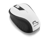 MOUSE S/FIO 2.4GHZ 1200DPI MULTILASER BRANCO MO216