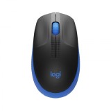 MOUSE SEM FIO LOGITECH M190 PRETO/AZUL