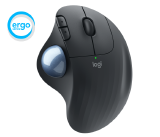 MOUSE SEM FIO LOGITECH M575 ERGO TRACKBALL PRETO