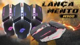 MOUSE USB GAMER KMEX M900 GAMING MASTER PRETO 7 BOTOES 3200 DPI