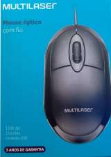 MOUSE USB COM FIO MULTILASER MO300 PRETO