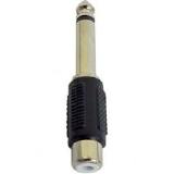 ADAPTADOR JACK RCA / P10 MACHO MONO PLASTICO