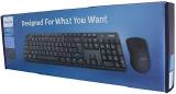 KIT MOUSE TECLADO SEM FIO PHILIPS C501