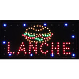 PLACA LED - LANCHE