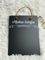 QUADRO DECORATIVO MINHAS TAREFAS