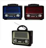 RADIO RETRO BLUETOOTH AM FM USB SD AUX LELONG LE-642 BIVOLT