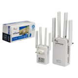 REPETIDOR WIRELESS 300 MBPS KNUP-3009 4 ANTENAS LAN WAN