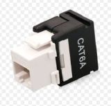 CONECTOR JACK RJ45 FEMEA CAT6A BRANCO HAMMER