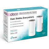 KIT ROTEADOR MESH TP-LINK DECO E4 KIT C/2 ARCHER AC1200 DUAL BAND 2.4/5GHZ 10/100MBPS