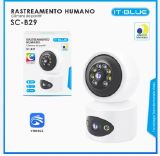 CAMERA IP GIRATORIA INTERNA  LENTE DUPLA FULL HD 360 IT BLUE SC B 29