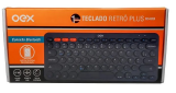 TECLADO SEM FIO RETRÔ PC NOTEBOOK CELULAR OEX TC510 PRETO