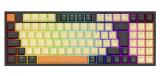 TECLADO MECANICO GAMER RGB REGRAGON KITAVA K636CLO PRETO BEGE LARANJA SWITCH MARROM