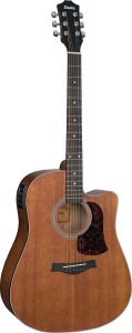 VIOLAO ELÉTRICO AÇO FOLK SGD195C SHELBY NATURAL ACETINADO