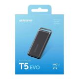 SSD EXTERNO T5 SAMSUNG EVO 2TB USB 3.2 GEN1 460 MB/S PRETO