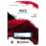 SSD M2 1 TERA KINGSTON NVME NV3 LEITURA 6000MB/S GRAVACAO 4000MB/S SNV3S/1000G