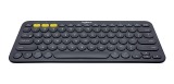 TECLADO BLUETOOTH SEM FIO LOGITECH K380 CINZA