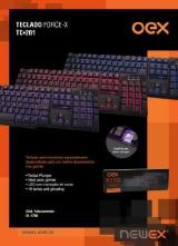 TECLADO USB GAMER OEX  TC201 FORCE-X