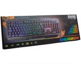 TECLADO GAMER KMEX SEMI MECANICO RGB SHURIKEN