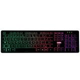 TECLADO USB OEX TC 303 RAINBOW FLAT PRETO