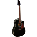 VIOLAO ELÉTROACUSTICO AÇO FOLK MD18 MEMPHIS BLACK