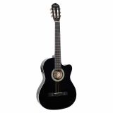 VIOLÃO  ELÉTROACUSTICO AÇO FLAT GIANNINI SF14 PRETO