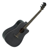 VIOLAO ELETROACUSTICO AÇO FOLK CUTAWAY OKOUME TAGIMA TBW 200 PRETO
