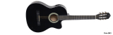 VIOLÃO  ELÉTROACUSTICO AÇO FLAT GIANNINI SF14 PRETO