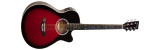 VIOLÃO  ELÉTROACUSTICO AÇO FOLK GIANNINI PERFORMANCE GFS1D REDBURST