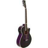 VIOLAO ELETROACUSTICO AÇO TAGIMA DALLAS TUNER ROXO