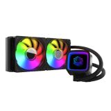 WATER COOLER TUNDRA BLACK VULCAN ARGB 240MM PCYES WCTBV240